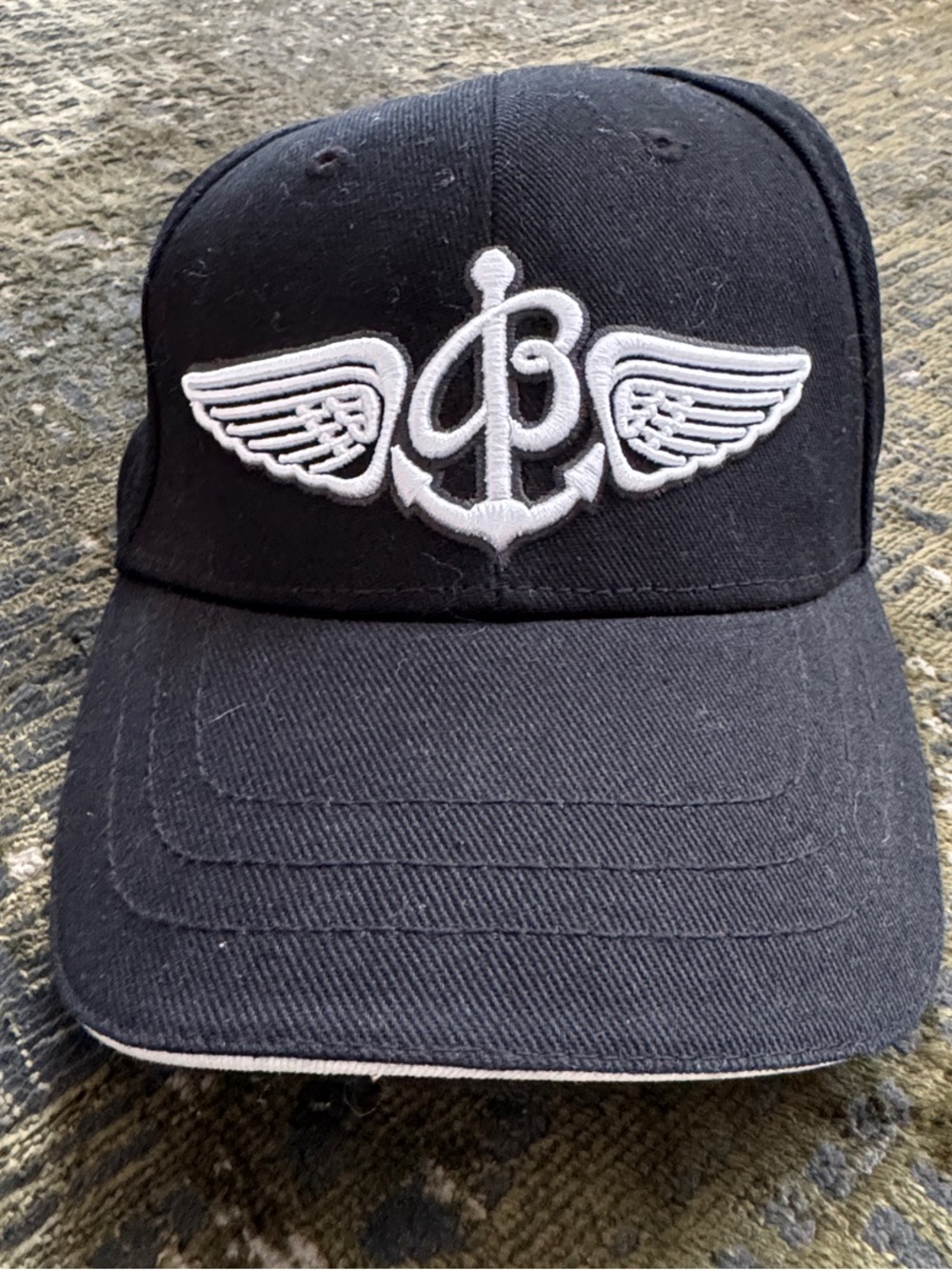 Breitling Black Cap with White Embroidered Logo